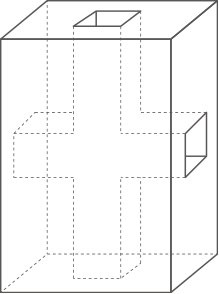 くり抜かれた立体-1-3